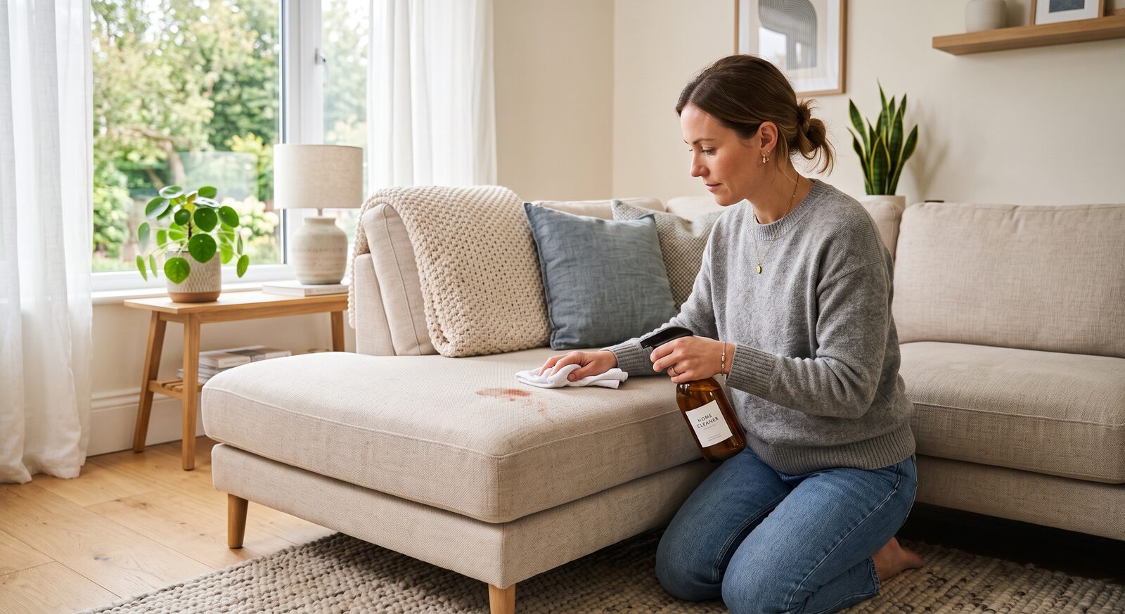 Cara Membersihkan Sofa dari Noda dengan Bahan Rumahan
