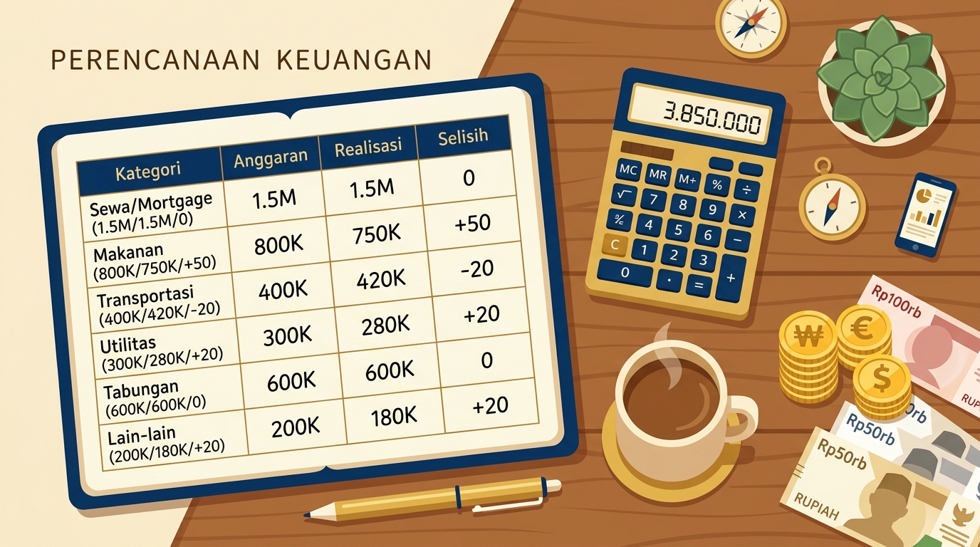 Panduan Membuat Anggaran Bulanan agar Gaji Tidak Cepat Habis